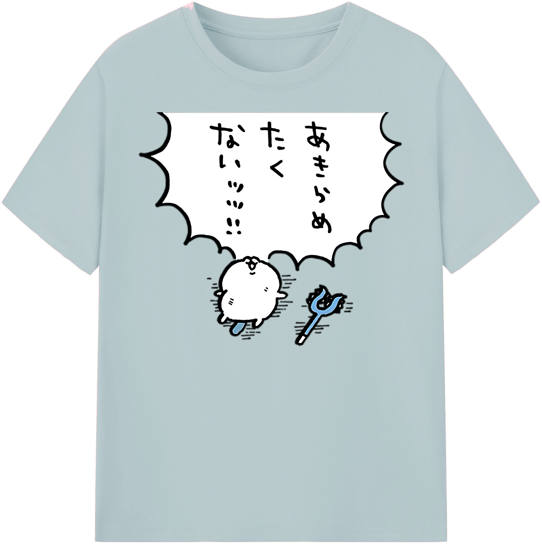 （画像用） ちいかわ ちいかわ Chii-kawa chiikawa 綿100％半袖Tシャツ（フロントプリント）